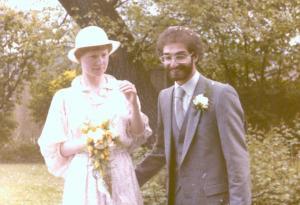 D H wedding couple