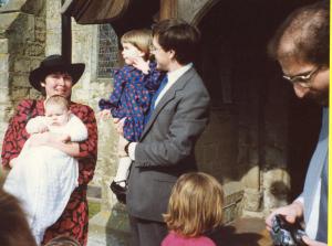 Howard family at wedding