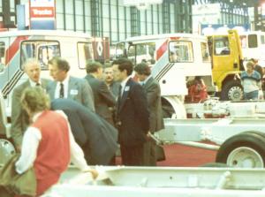 Hugh selling trucks