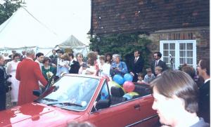 Hugh wedding car 88