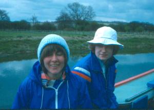 J&H on Canal Boat 97