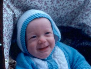 Michael in Pram
