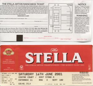Queens ticket for Gemma