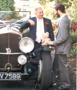 Rob wedding car Dave 87